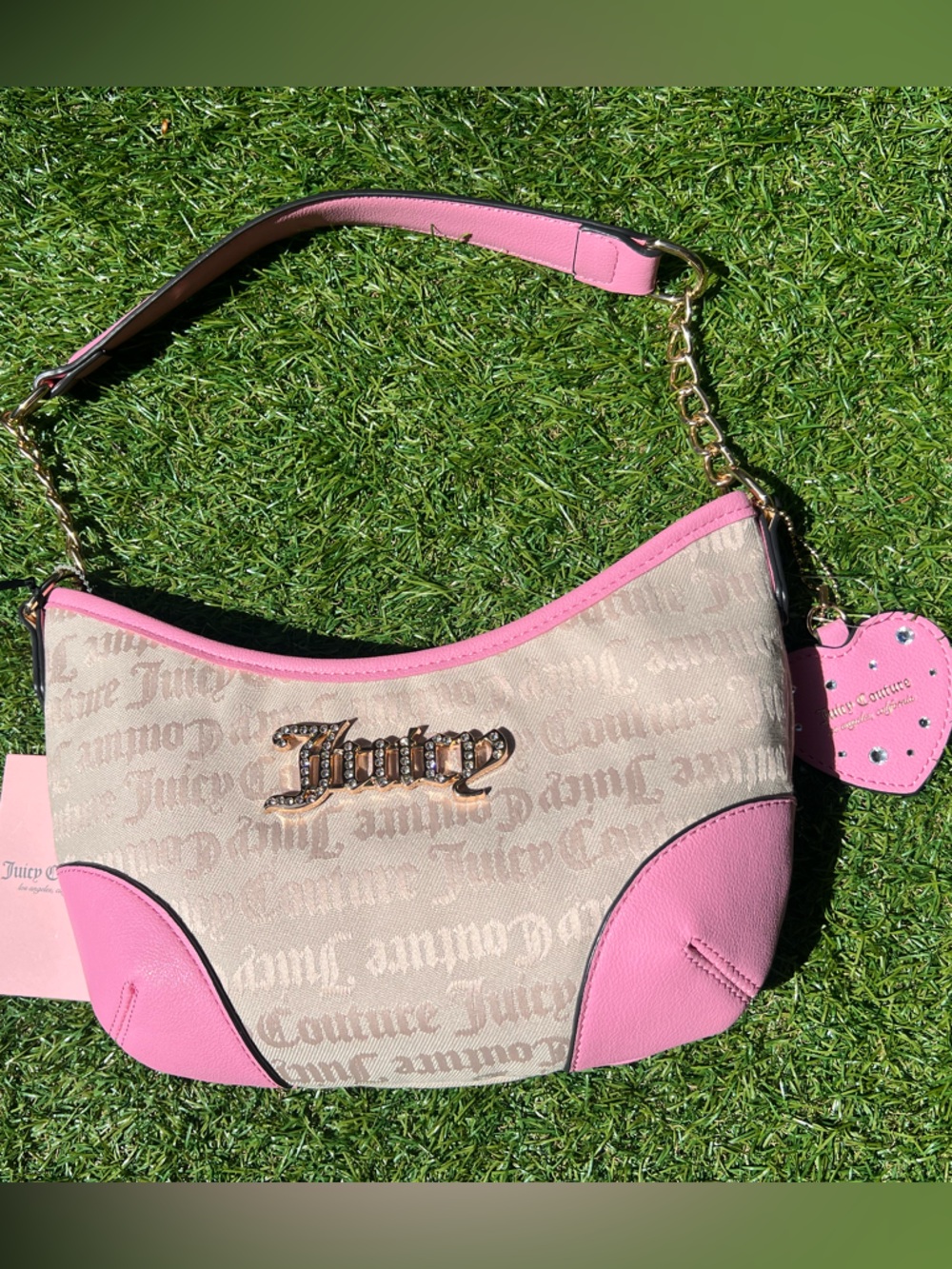 JUICY COUTURE Block Party Sandstone  SHOULDER BAG